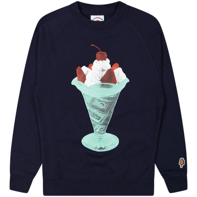 Billionaire Boys Club Navy ICE CREAM Sundae Sweatshirt Size Small / Size S ...