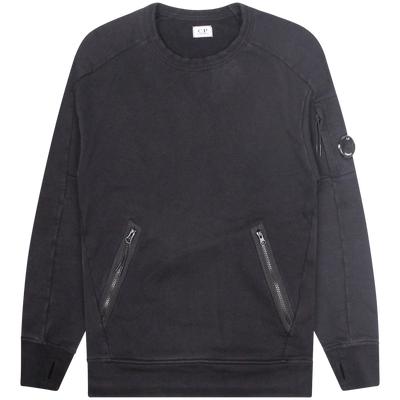 C.P. Company Black Lens Sleeve Zip Pocket Sweater Size Meduim / Size M / Me...