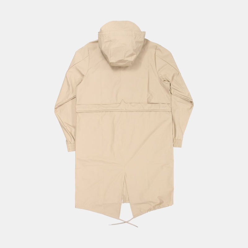 Rains Jacket / Size L / Long / Mens / Ivory / Polyurethane