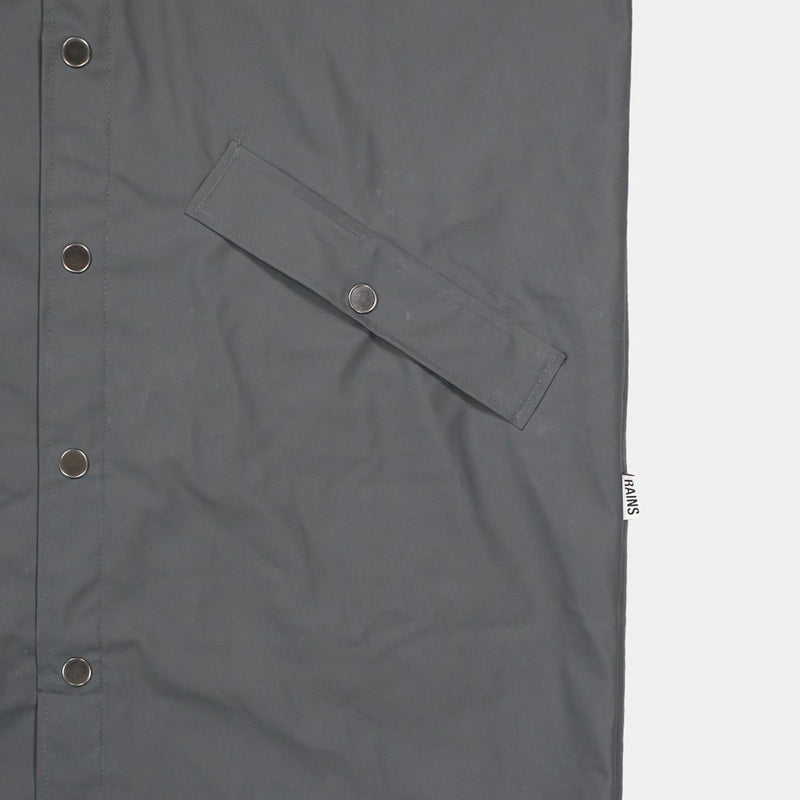 Rains Coat / Size M / Long / Mens / Grey / Polyurethane