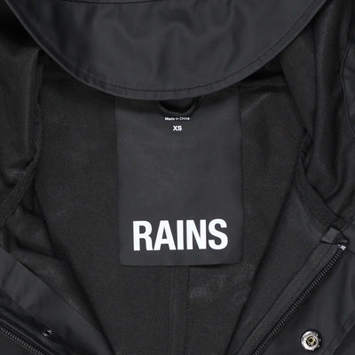 Rains Coat / Size XS / Mens / Black / Polyester