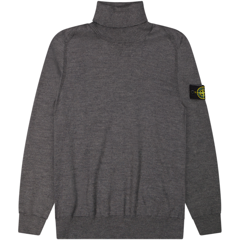 Stone Island Grey Roll Neck Knit Jumper Size O/S / Size One Size / Mens / G...