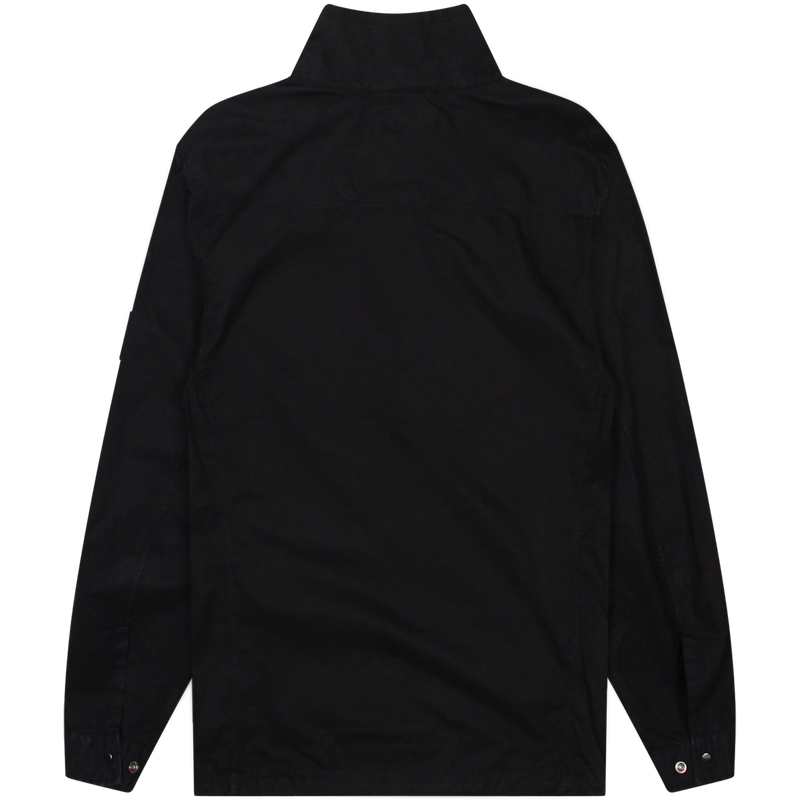C.P. Company Black Quarter Zip Nylon Overshirt Size Medium / Size M / Mens ...