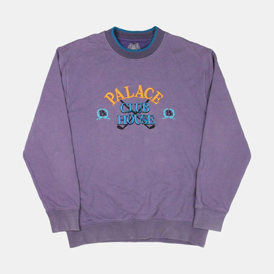 Palace Pullover Sweatshirt / Size L / Mens / Purple / Cotton