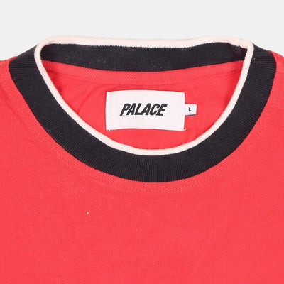Palace Set Back Tee / Size L / Mens / Red / Cotton