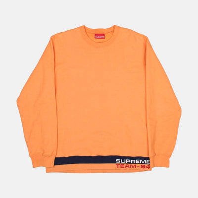 Supreme Sweatshirt / Size M / Mens / Orange / Cotton