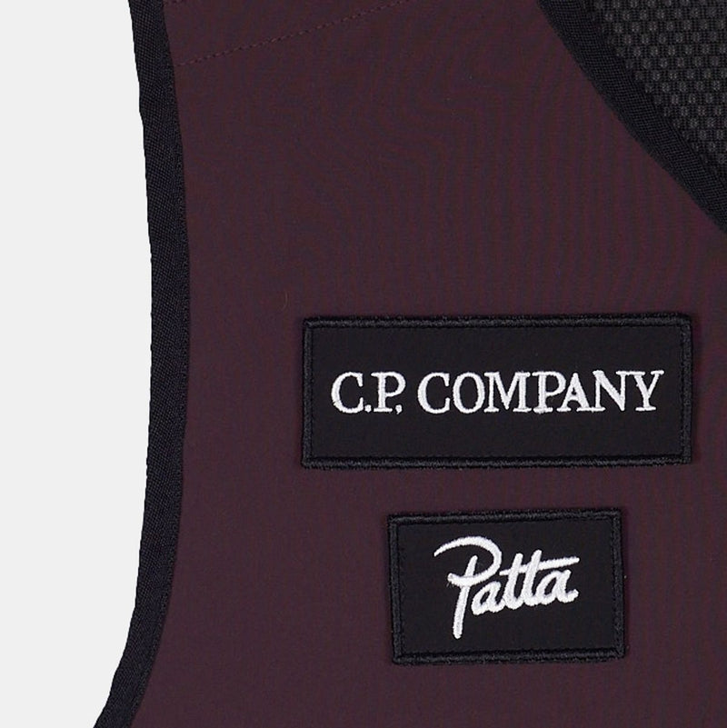 C.P. Company x Patta Gilet  / Size S / Short / Mens / Purple / Polyester