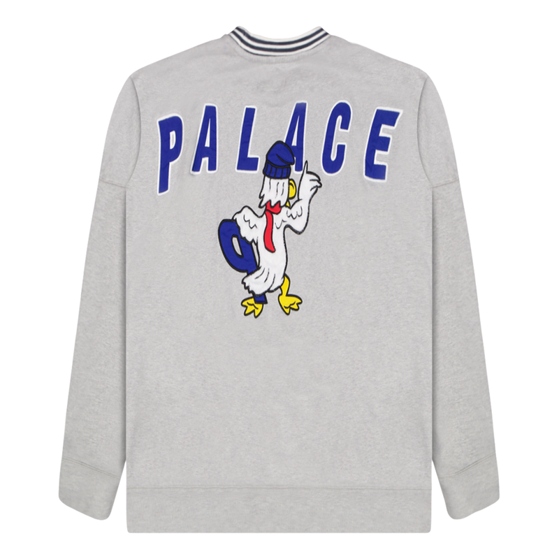 Palace Grey Chilly Duck Out Drop Shoulder Sweatshirt Size Extra Large / Siz...