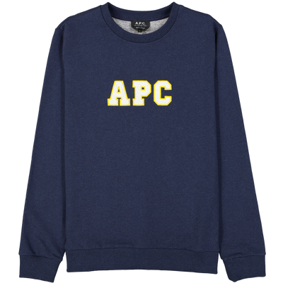 A.P.C. Navy Men's Sweatshirt Size L / Size L / Mens / Blue / Cotton / RRP £...