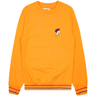 Palace Orange Burning Man Sweatshirt Size Large  / Size L / Mens / Orange /...
