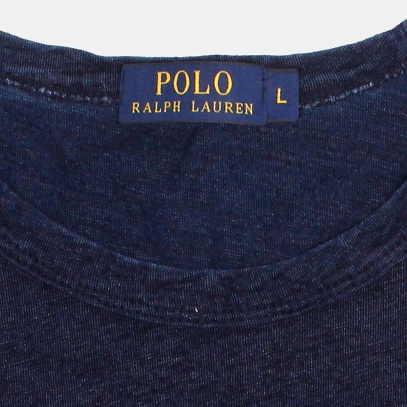 Polo Ralph Lauren T-Shirt / Size L / Mens / Blue / Cotton
