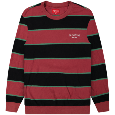 Supreme Multi Striped Twill Sweatshirt Size M / Size M / Mens / Multicolour...