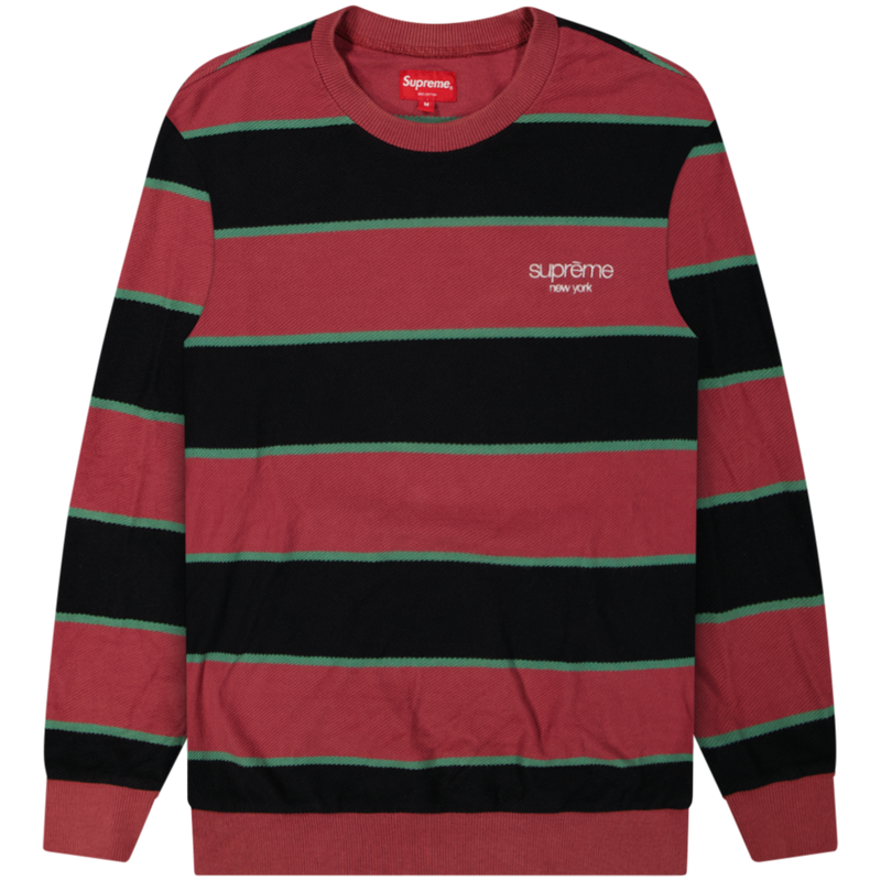 Supreme Multi Striped Twill Sweatshirt Size M / Size M / Mens / Multicolour...