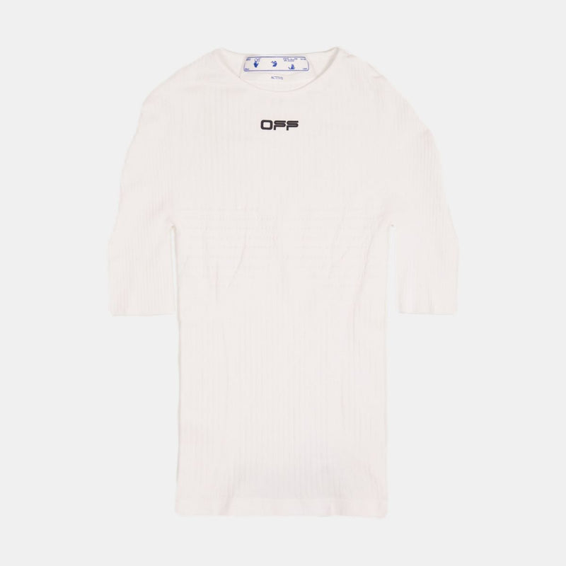 Off White Active Seamless Top  / Size S / Womens / White / Polyamide