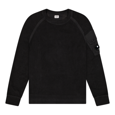 C.P. Company Black Lens Sleeve Fleece Sweater Size M / Size M / Mens / Blac...