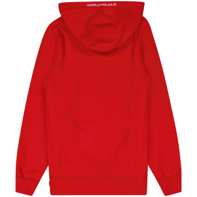Supreme Red Sequin Logo Hoodie Size Large / Size L / Mens / Red / Cotton / ...