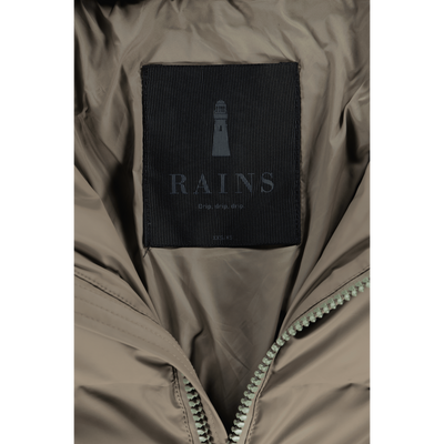 Rains Tan Long Puffer Jacket Coat Size XXS / Size XXS / Mens / Brown / Othe...