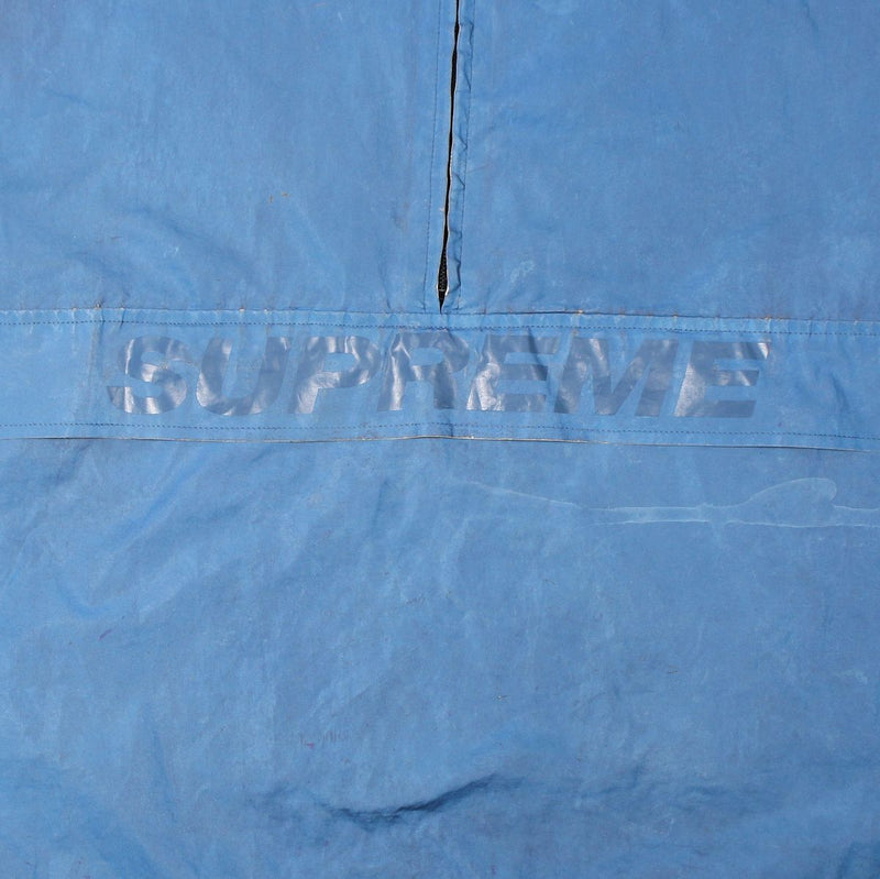 Supreme Quarter Zip Jacket / Size XL / Short / Mens / Blue / Polyester