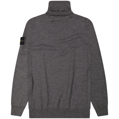 Stone Island Grey Roll Neck Knit Jumper Size O/S / Size One Size / Mens / G...