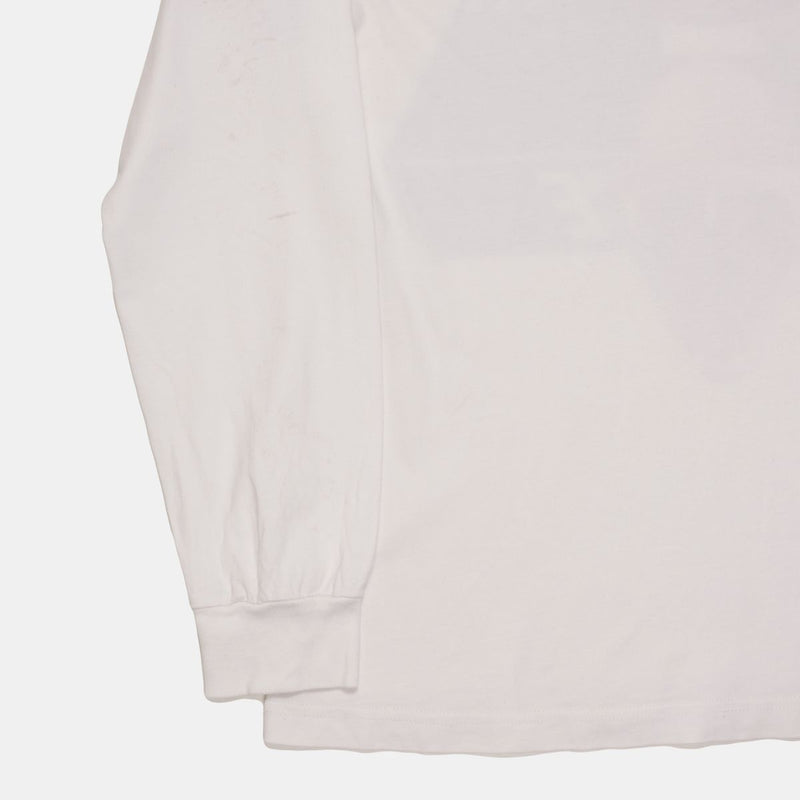 Palace Long Sleeve T-Shirt / Size M / Mens / White / Cotton