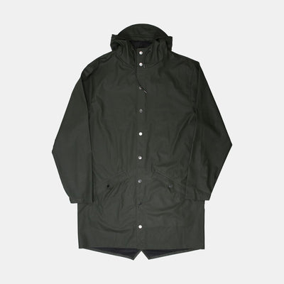 Rains Jacket / Size L / Long / Mens / Green / Polyamide
