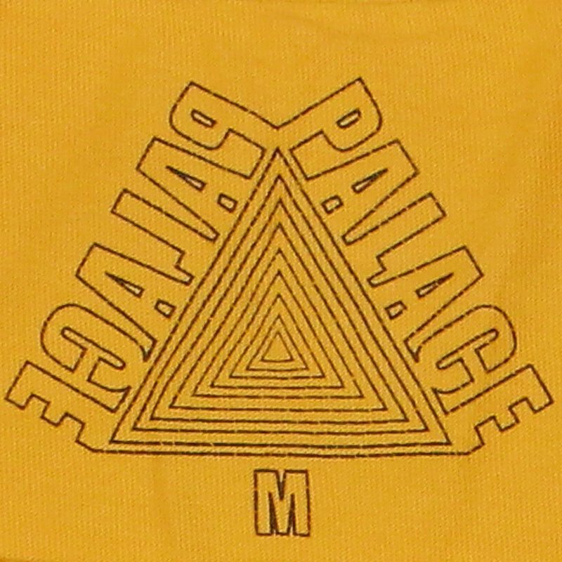 Palace T-Shirt / Size M / Mens / Yellow / Cotton