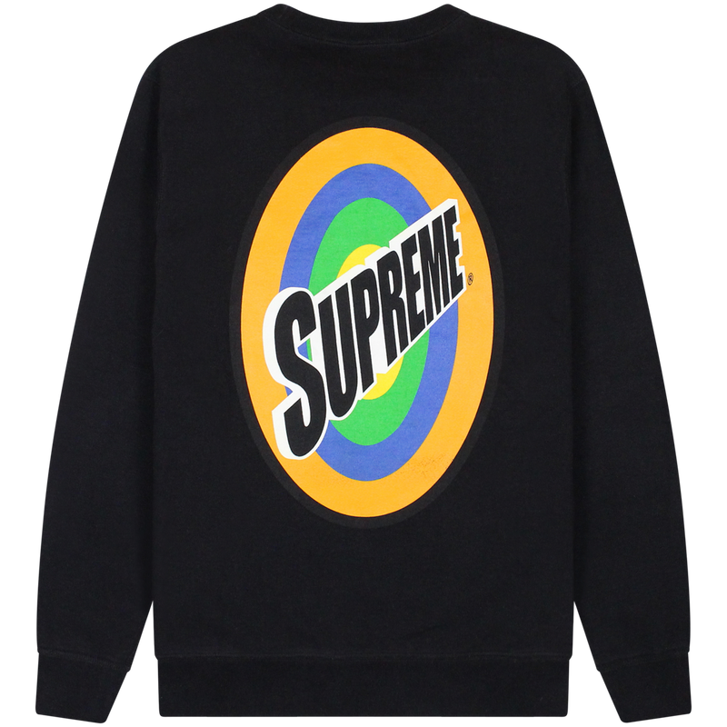 Supreme Black Spin Crew Sweatshirt Size Meduim / Size M / Mens / Black / Co...