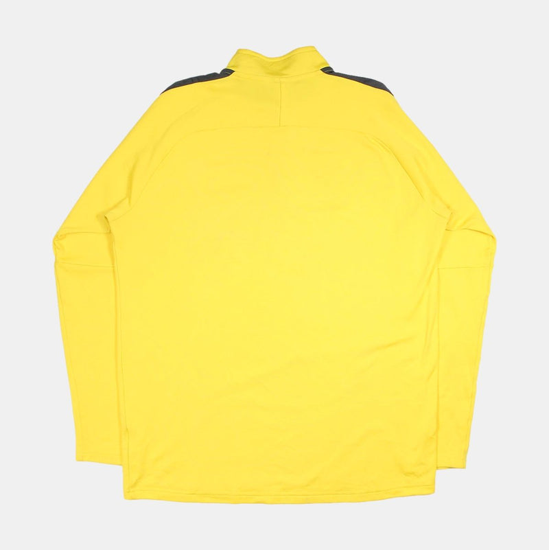 Nike 1/4 Zip Top / Size L / Mens / Yellow / Cotton