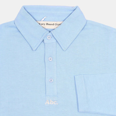 ABC Button-Up Polo