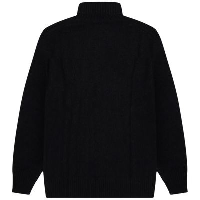 PANGAIA Black Recycled Cashmere Cowl Neck Size Extra Small / Size XS / Mens...