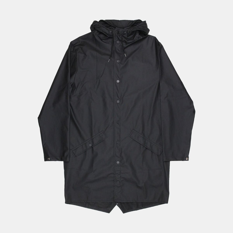 Rains Coat / Size M / Mid-Length / Mens / Black / Polyurethane