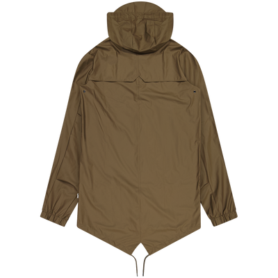 Rains Brown Fishtail Parka Waterproof Jacket Coat Size M Meduim / Size M / ...