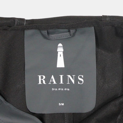 Rains Coat / Size M / Mid-Length / Mens / Grey / Polyester
