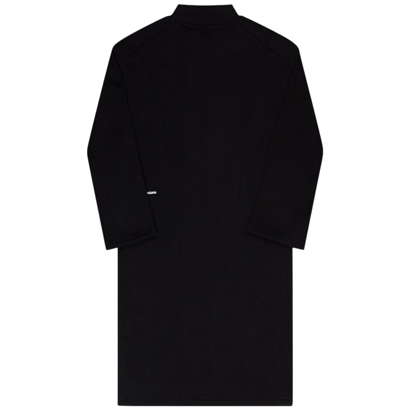 PANGAIA Black Recycled Cotton High Neck Dress Halter Neck Size L / Size L /...