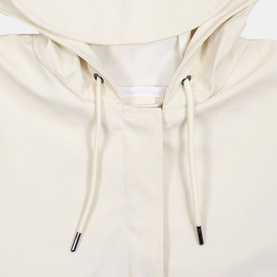 Rains Jacket / Size S / Short / Womens / Ivory / Polyester