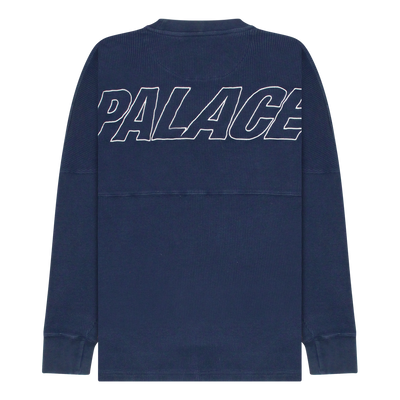 Palace Navy Thermal Outline Sweatshirt Size Large / Size L / Mens / Blue / ...