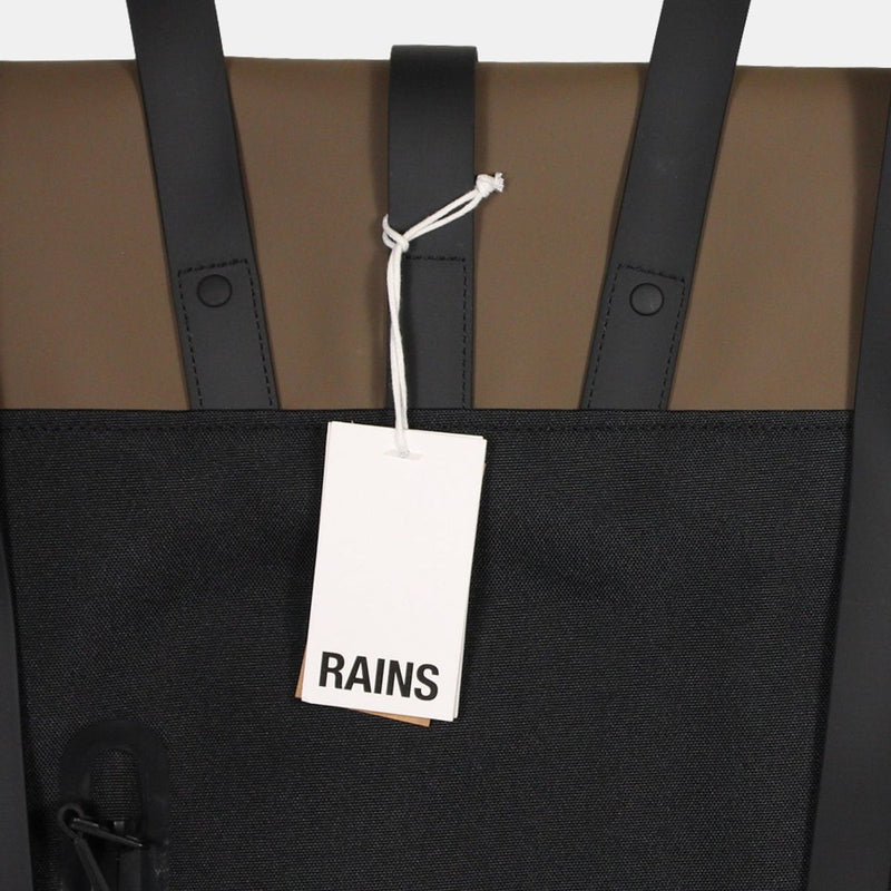 Rains Backpack  / Size Medium / Mens / Brown / Polyester