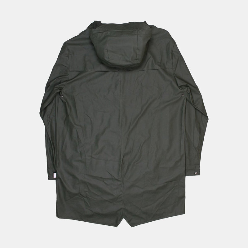 Rains Coat / Size XL / Mid-Length / Mens / Green / Polyurethane