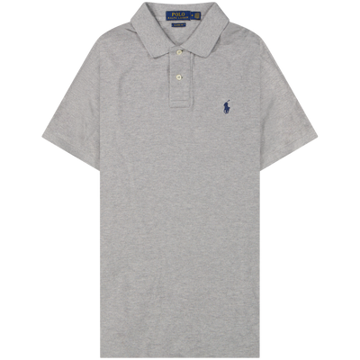 Logo Polo Shirt / Size M / Mens / Grey / Cotton Blend / RRP £110.00