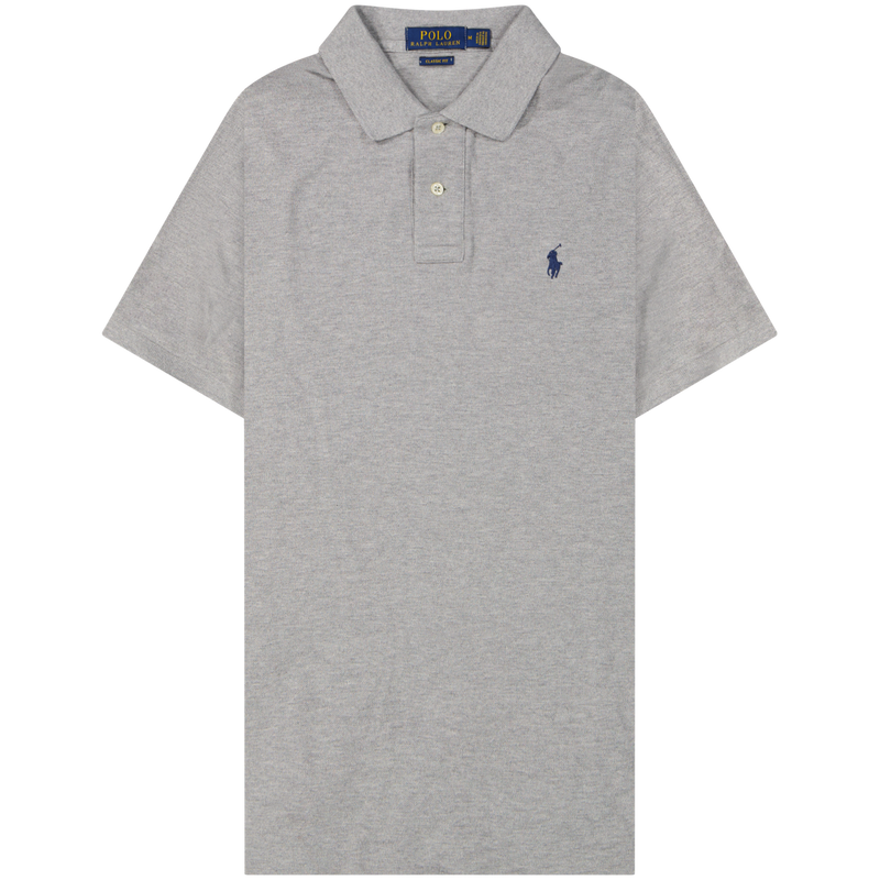 Logo Polo Shirt / Size M / Mens / Grey / Cotton Blend / RRP £110.00