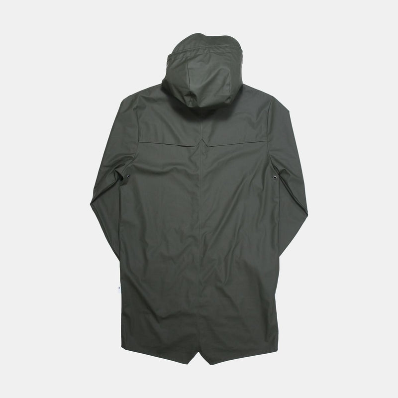 Rains Jacket / Size XS / Long / Mens / Green / Polyamide