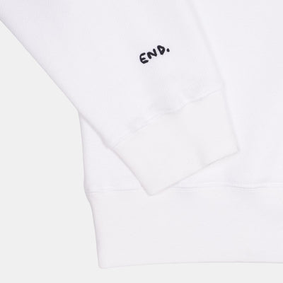Palm Angels Pullover Sweatshirt / Size S / Mens / White / Cotton