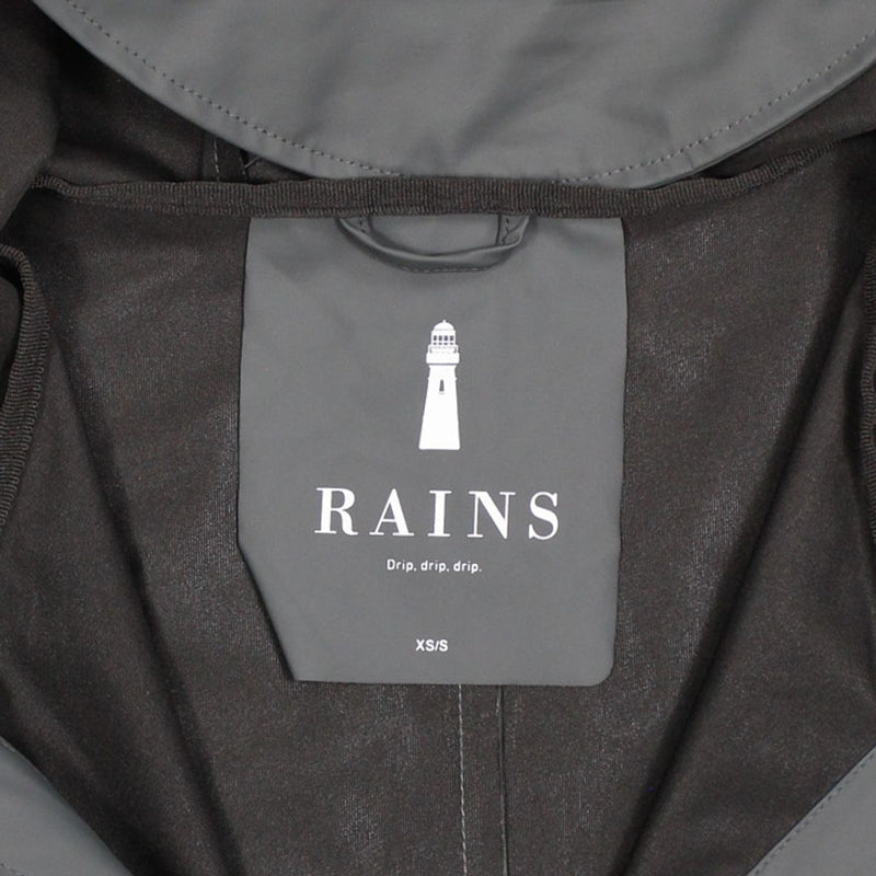 Rains Jacket / Size S / Mid-Length / Womens / Grey / Polyurethane