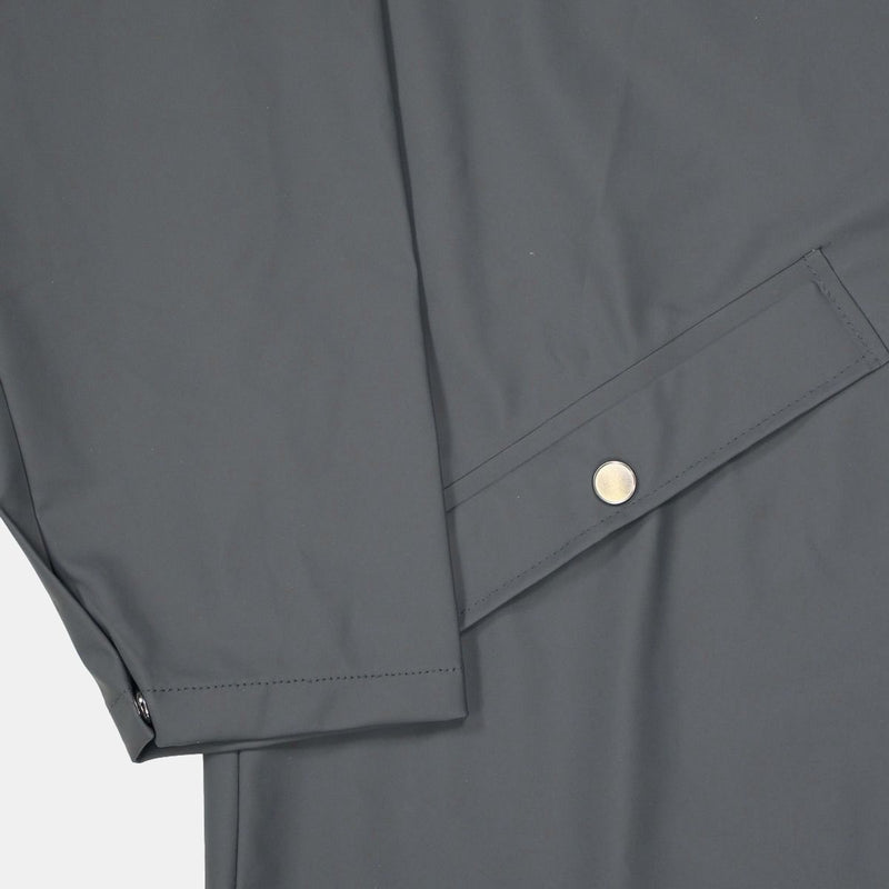 Rains Jacket / Size M / Mid-Length / Mens / Grey / Polyester