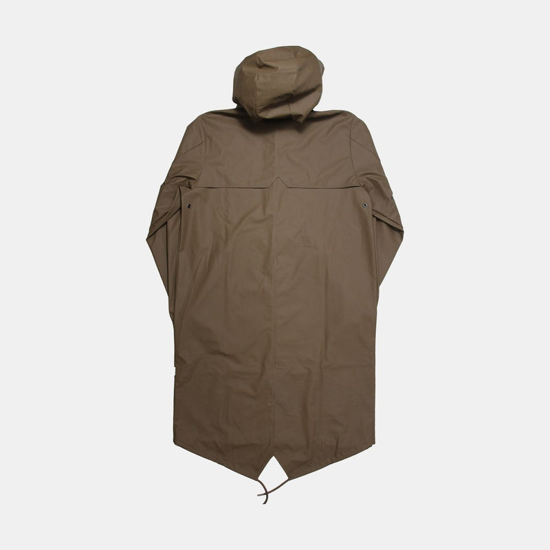 Rains Jacket / Size S / Mens / Brown / Polyamide