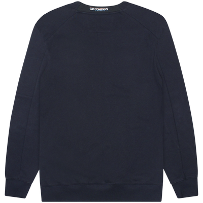 C.P. Company Navy Lens Sleeve Sweater Size XL / Size M / Mens / Blue / Cott...