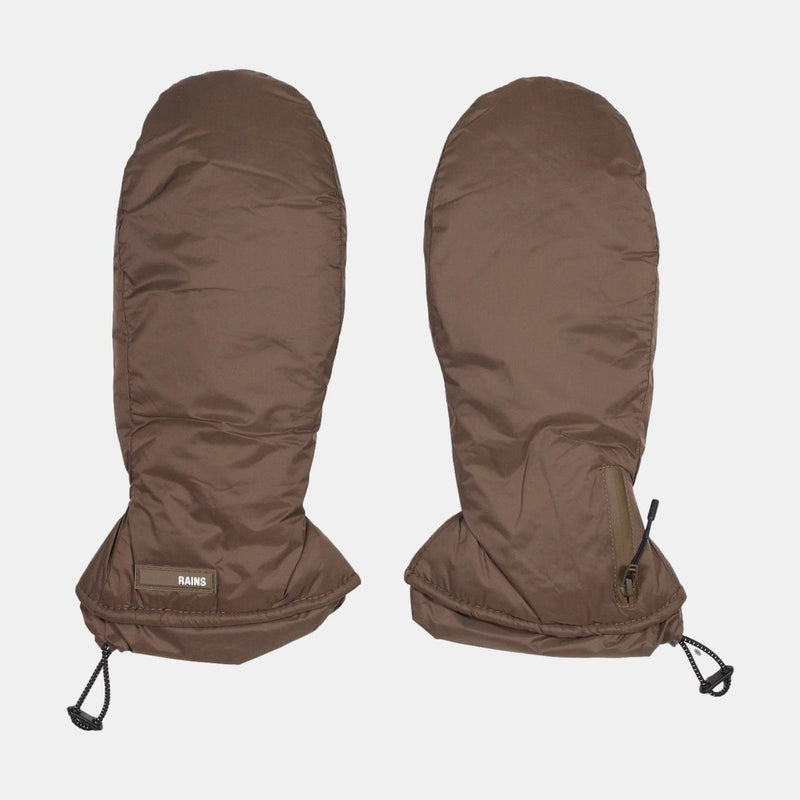 Rains Mittens / Size S / Mens / Brown / Polyester