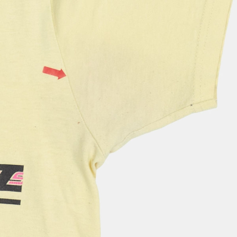 Supreme T-Shirt / Size M / Mens / Yellow / Cotton