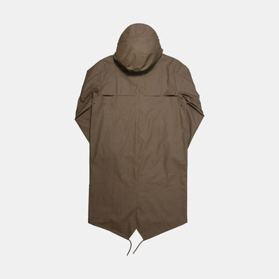 Rains Coat / Size S / Long / Mens / Brown / Polyamide