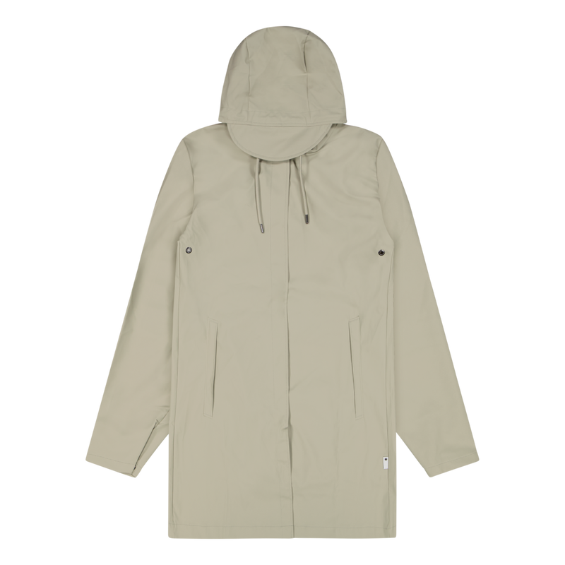 Rains Cream A-Line Jacket Waterproof Coat Size S / Size S / Mens / Ivory / ...